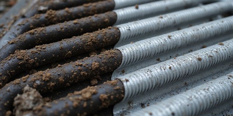 Before and after chemical wash comparison