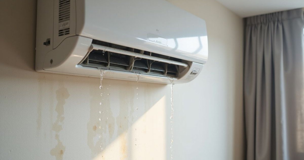AC Leaking Water Inside House? 5 Causes and Quick Fixes