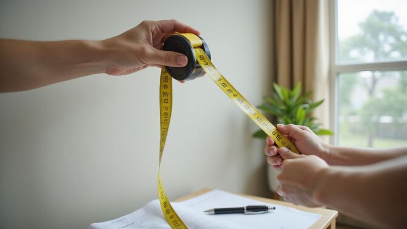 Measuring room for aircon size