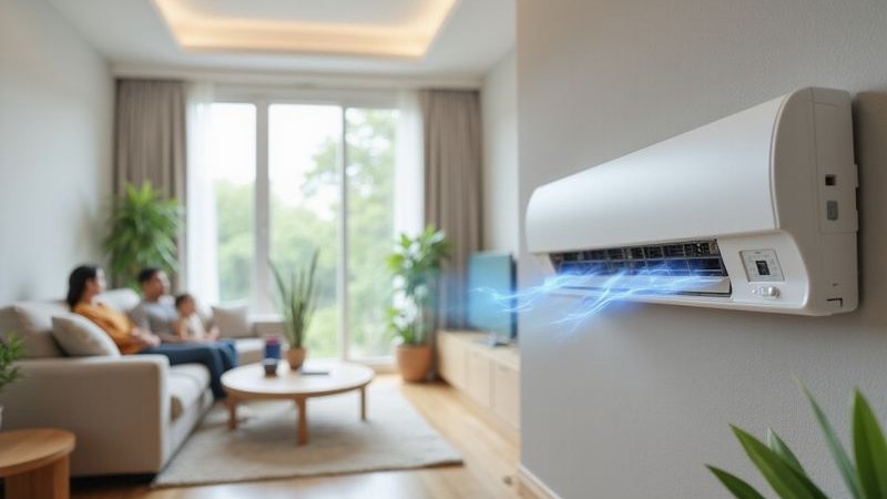 Well-maintained AC unit lasting many years